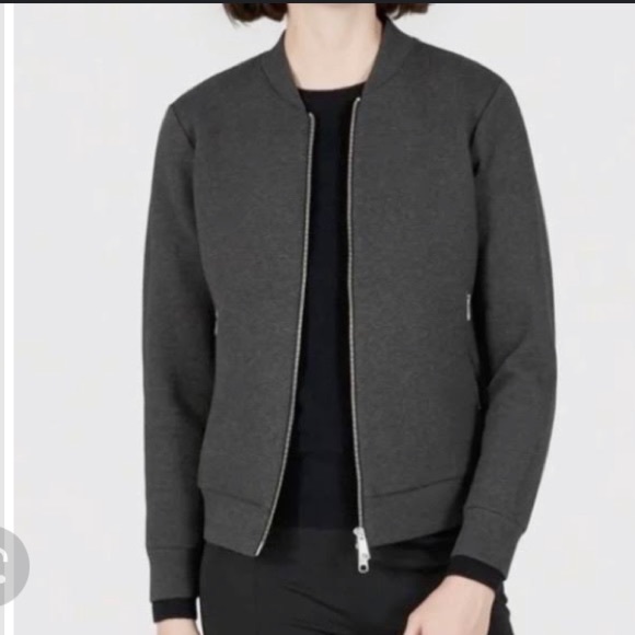 Everlane Grey Bomber Jacket - Picture 3 of 3